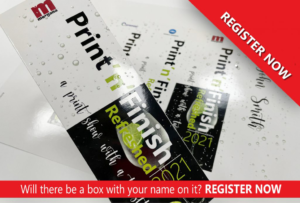 Registration page for the Plockmatic PrintNFinish event on 14-16 September 2021
