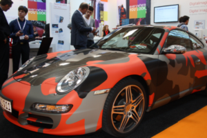 Car wrap demonstration